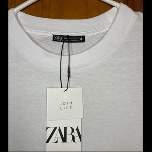 Zara new white T-shirt